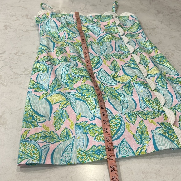 Lilly Pulitzer Mercede Stretch Dress in Urchin Pink Vitamin Sea Smocked - Picture 13 of 16